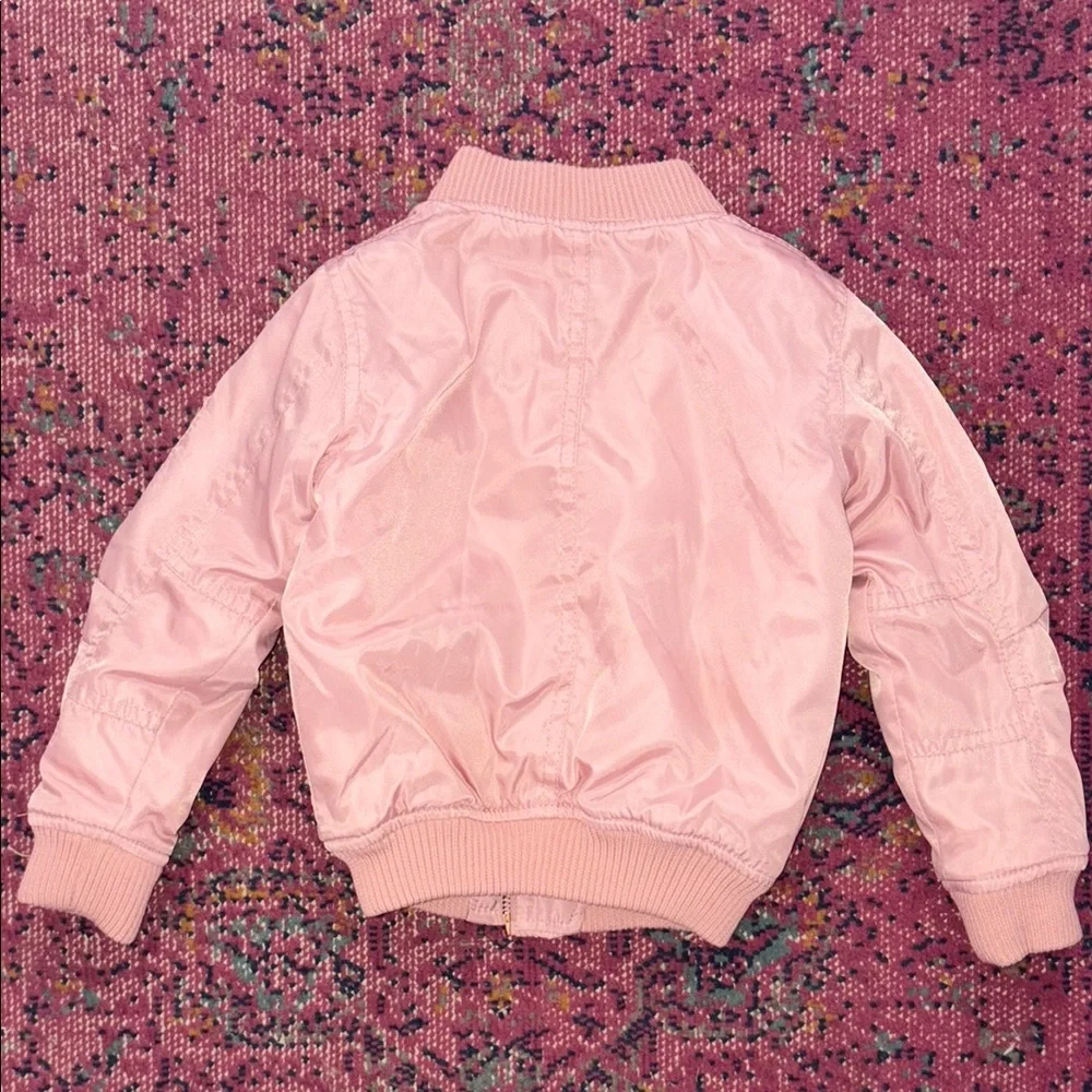C&C California Light Pink Bomber Jacket 2t